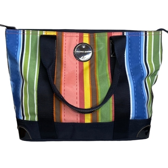 Franco Sarto Multicolor Nylon Shoulder Tote Bag with Smartlyte - Picture 2 of 14